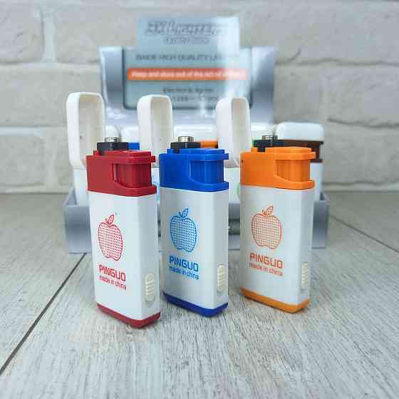 Зажигалка с фонарем турбо-пламя с Крышкой Turbo пламя игла уп/50шт Харьков