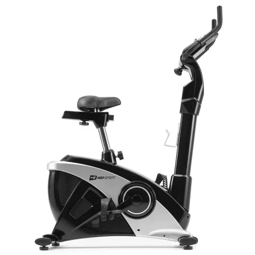 Велотренажер електромагнітний + мат Hop-Sport 090H чорно-білий Київ - фото 6