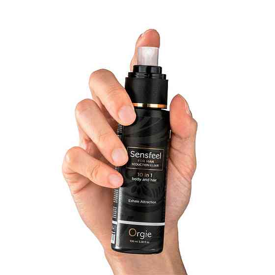 Лосьйон з феромонами для тіла та волосся Orgie – Sensfeel Seduction Elixir 10 in 1 for Man (100 мл) Sex Aura Київ