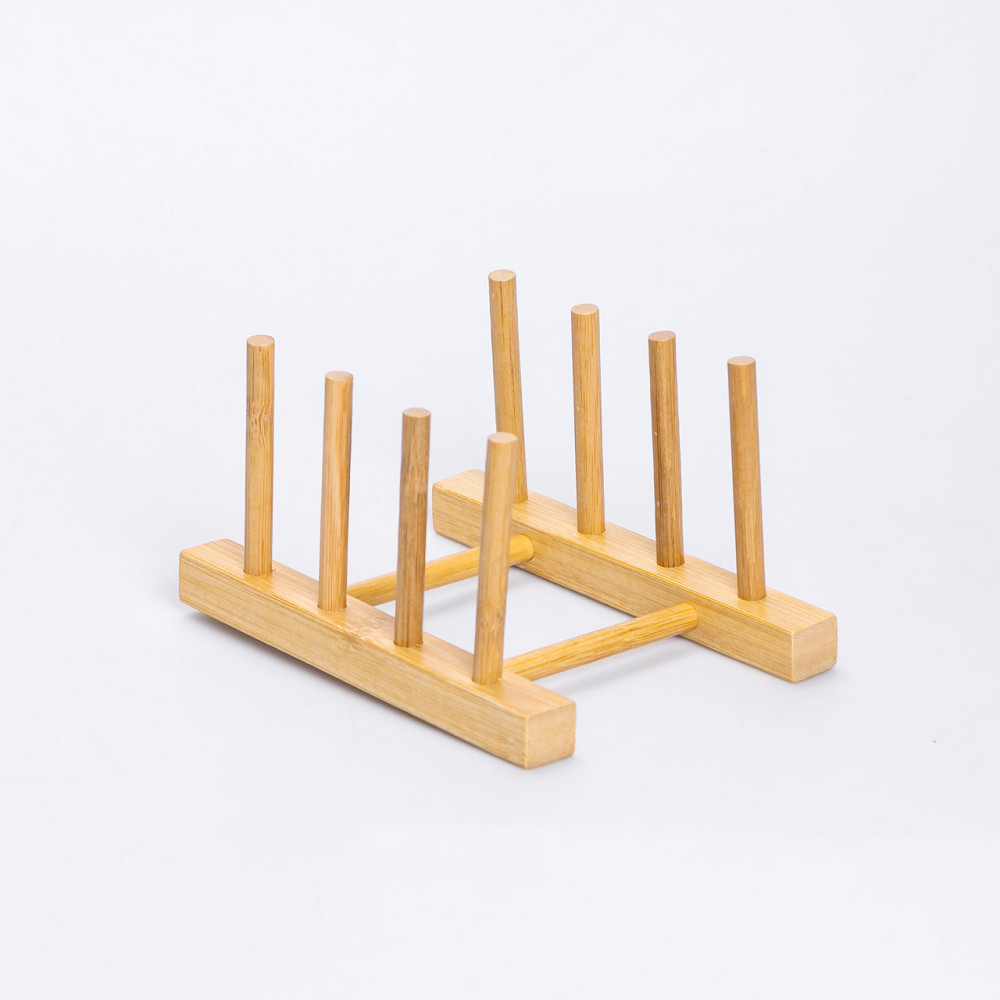 Подставка для тарелок и крышек деревянная на кухню 16×12.5×10 (см) HB-40-11 Киев - изображение 2