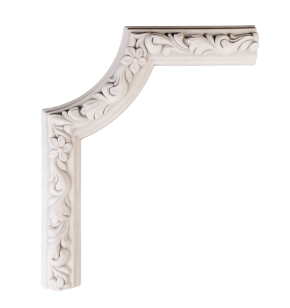 Угловой элемент молдинга полиуретановый Gaudi Decor CF 605B Днепр