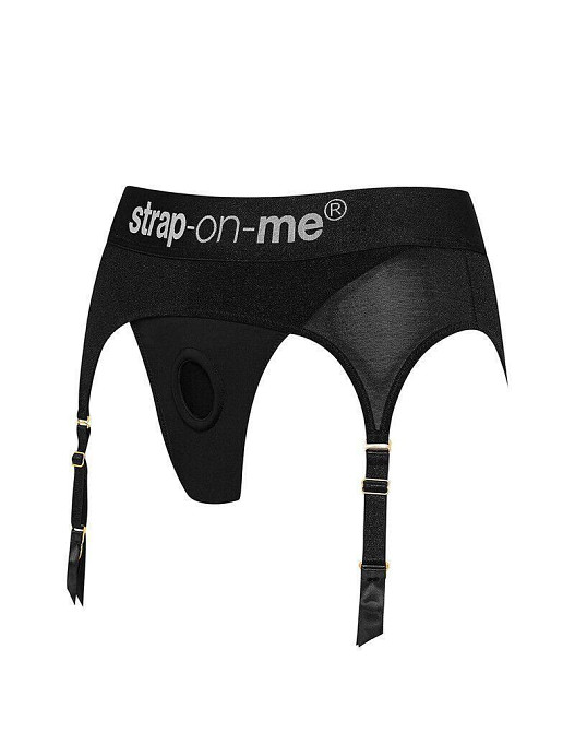 Трусики для страпона з підв’язками для панчіх Strap-On-Me REBEL HARNESS - XS Sex Aura Київ - фото 2