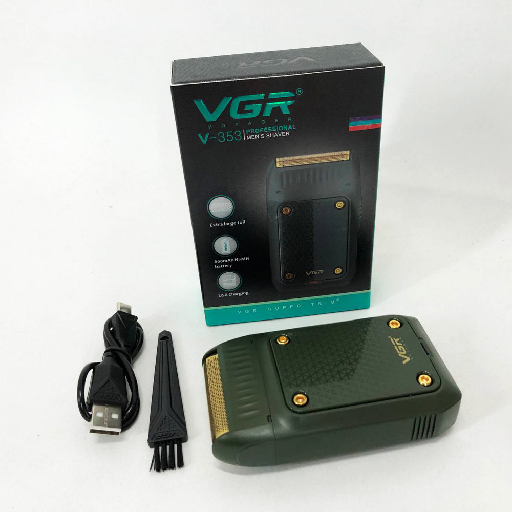 Мужская водонепроницаемая аккумуляторная бритва VGR, Электробритва для мужчин, Бритва для сухого бритья IS-49 Львов - изображение 2