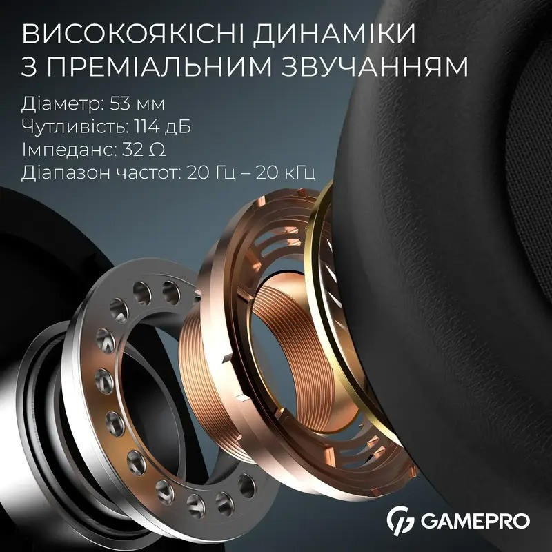 Гарнітура GamePro Asgard Skald Origin White (HS850W) ( 23884 ) Харьков - изображение 16