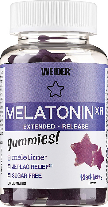 Melatonin XR 60gummies (Blackberry) Луцьк - фото 1