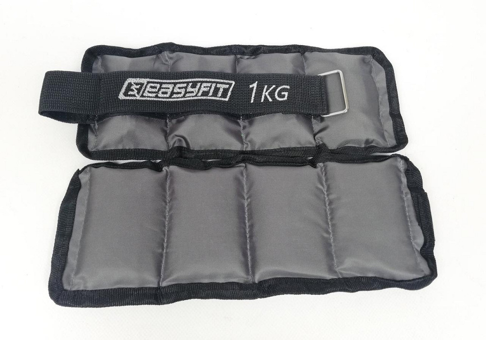 Обтяжувачі для ніг та рук з металом EasyFit Metal 1 кг (пара) Коломия - фото 2