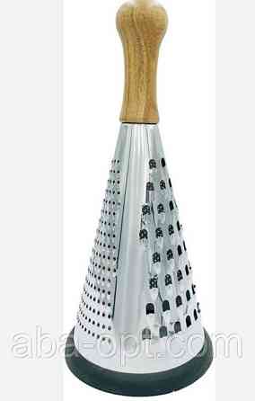 Терка конус з дерев'яною ручкою L 27.5 см Карло ( шт ) Одеса