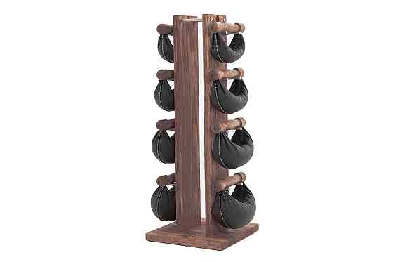 Набір гантелі з підставкою SwingBell Tower NOHRD 2-8 кг Oak Vintage Leather Київ