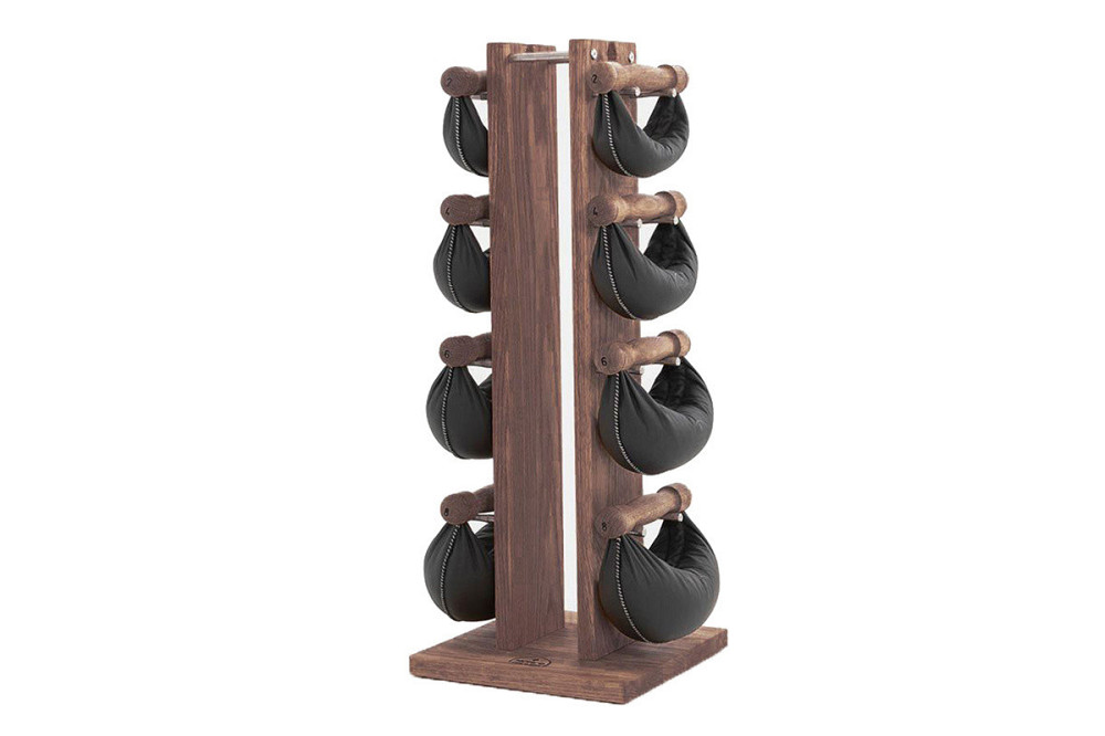 Набір гантелі з підставкою SwingBell Tower NOHRD 2-8 кг Oak Vintage Leather Київ - фото 1