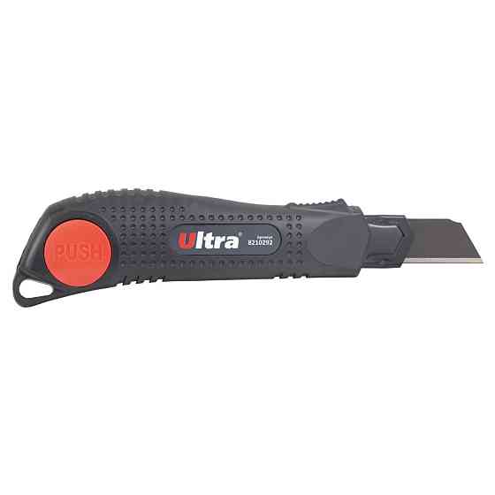 Ніж сегментний лезо 18 мм корпус ABS/TPR автоматичний замок ULTRA (8210292) Київ