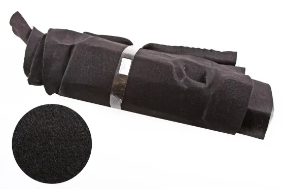 Килимок підлоги 2101 повстяний без отвору і без основи чорний (2 шт.) Вінниця