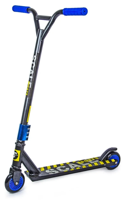 Труковий самокат Tornado від Scale Sports на підшипниках Abec-7 Чорно Синього кольору Одеса - фото 1