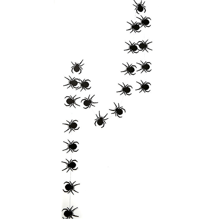 Гирлянда Пауки на Хэллоуин 3 м черный Киев - изображение 1