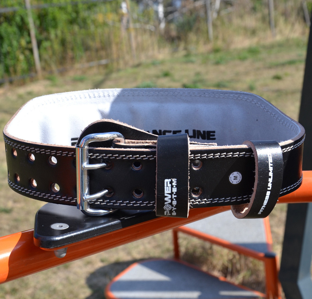 Пояс для важкої атлетики Power System PS-3100 Power шкіряний Black XXL Кам'янське - фото 6