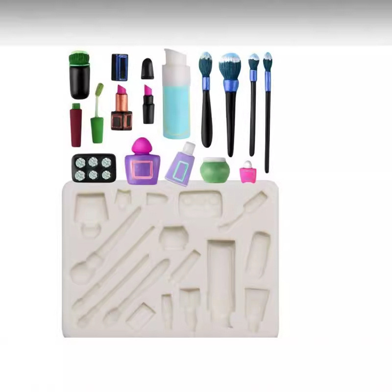 Молд силиконовый Косметика 95 на 73 мм серый Киев - изображение 8