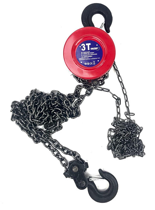 Таль ручна вантажна LEX – 3 тонни, Чехія, 2.5 м підйому, ланцюгова Львів - фото 3