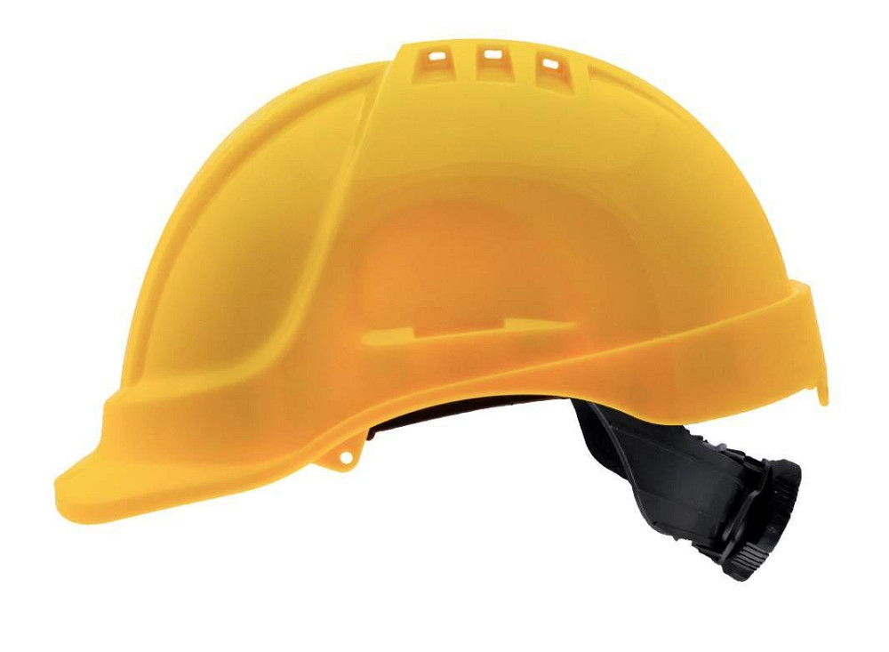 Каска защитная строительная Sizam Safe-Guard 2210 желтая Ровно - изображение 5
