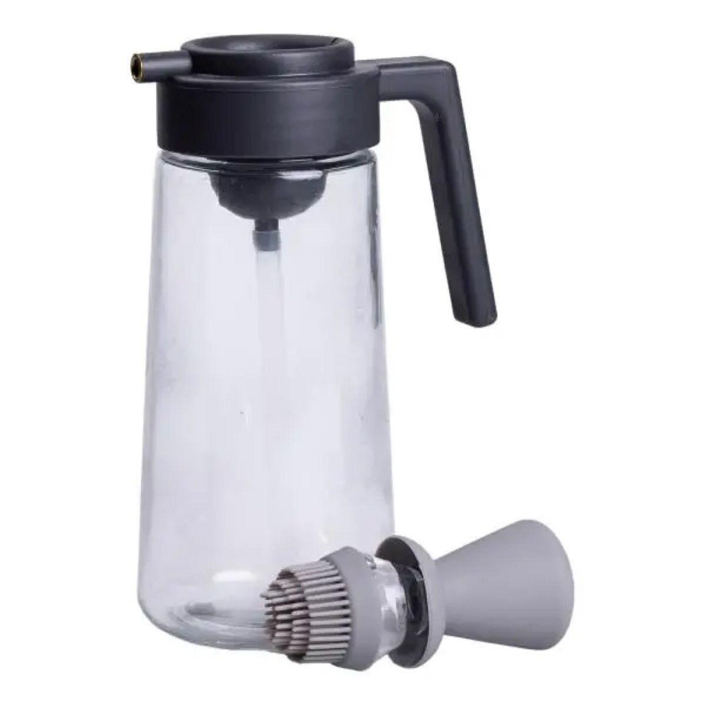 Бутылка для масла с дозатором 550 мл стеклянная бутылка для оливкового и подсолнечного масла HP-1350 Киев - изображение 3