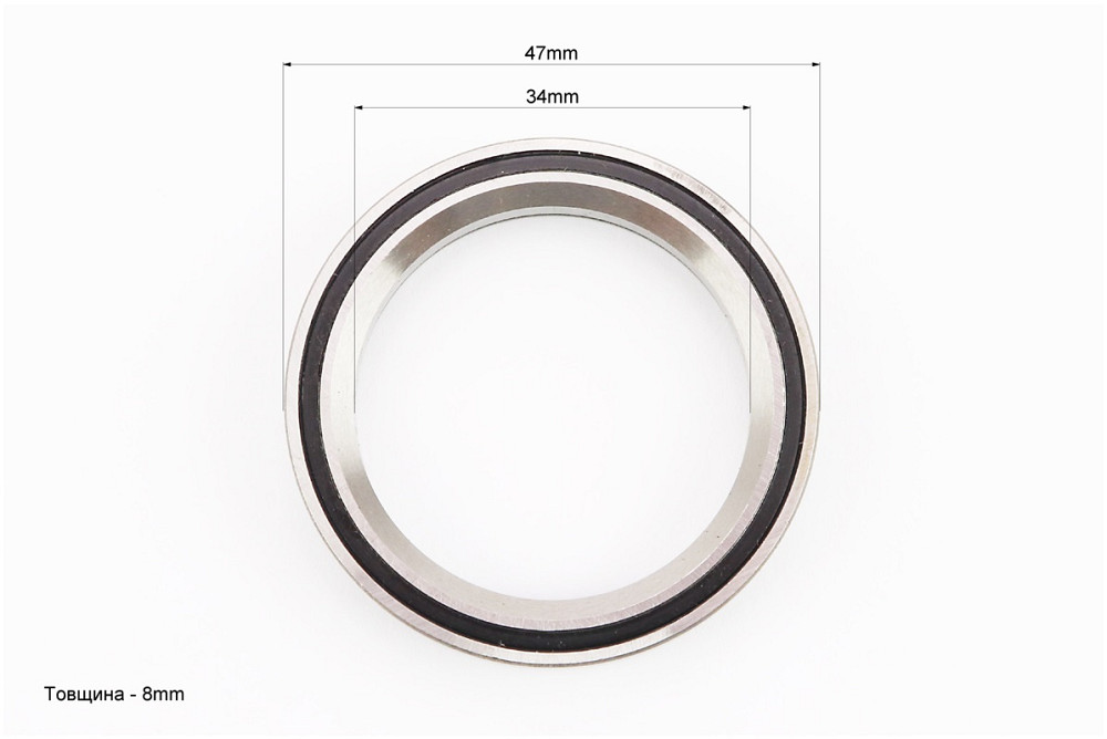 Підшипник MTB керма (47х34х7х45°) 2RS, ACB-47 Київ - фото 2