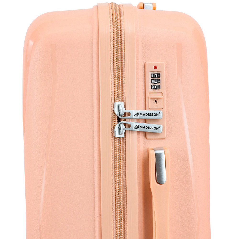 Чемодан полипропиленовый MADISSON 51103 малый 55 см коралловый Киев - изображение 7