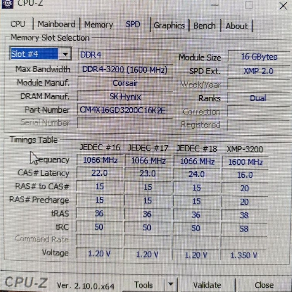 Оперативная память Corsair DDR4 3200Mhz 16Gb 2шт Харьков - изображение 6