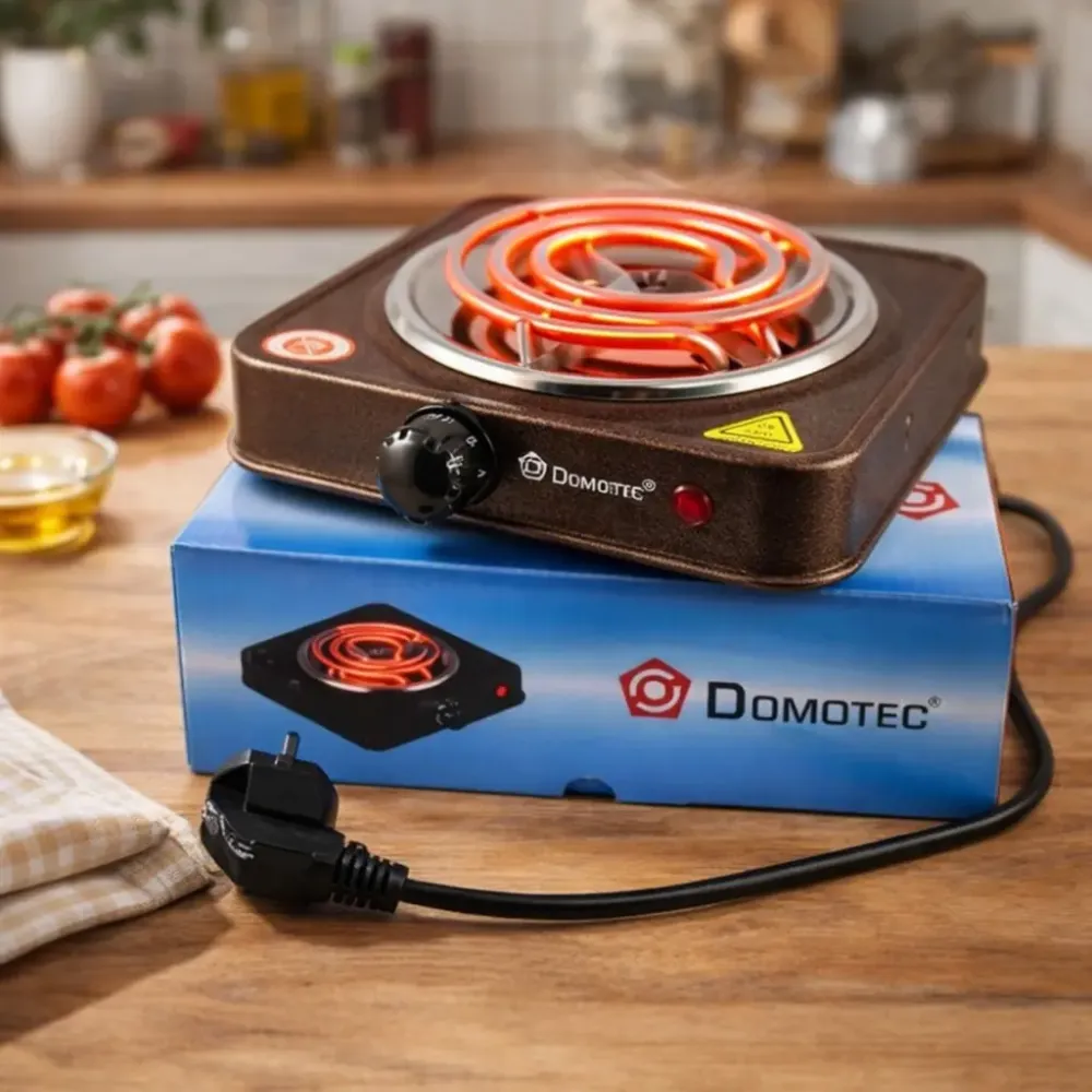Электроплита портативная Domotec MS-5531 1000W спиральная Коломия - фото 1