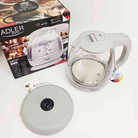 Тихий электрический чайник, Мощный электрический чайник для дома, Электрочайник с защитой OP-32 Львов