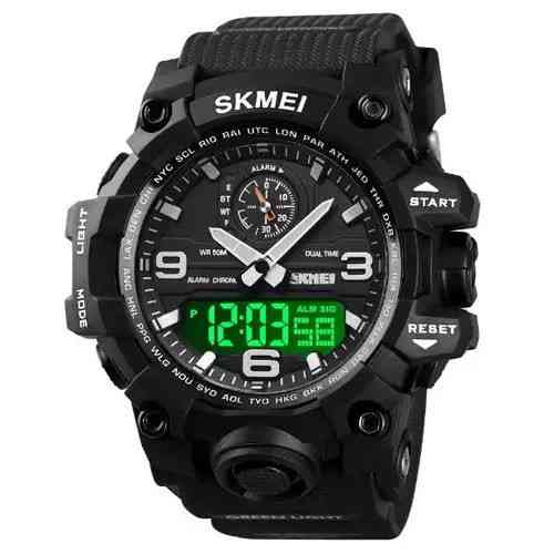 Годинники наручні спортивні SKMEI 1586BK BLACK, Годинники чоловічі спортивні, Годинники JF-605 спортивні скмей Київ