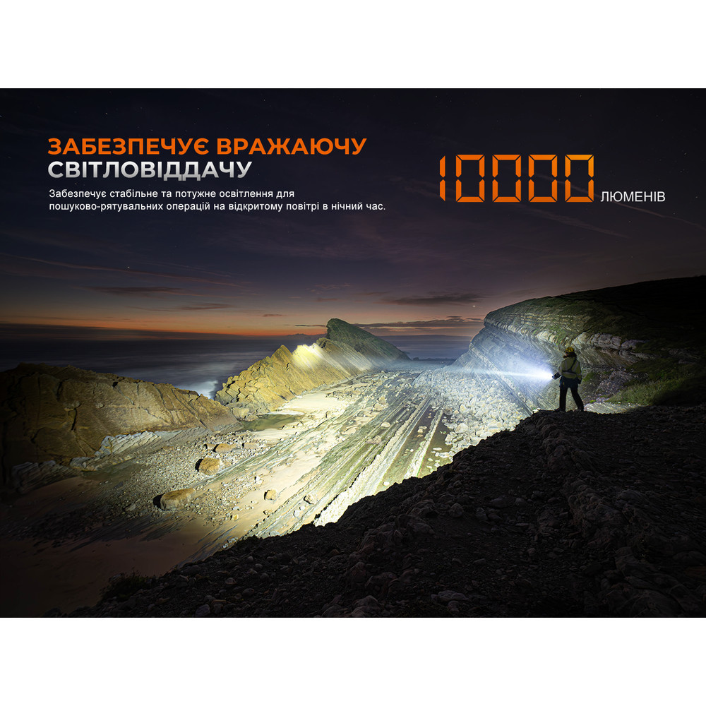 Ручной поисковый лазерный фонарь Fenix ​​LR36R 10000лм 1260м (9 режимов) Киев - изображение 8