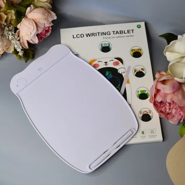 Планшет дитячий кольоровий LCD для малювання Котик Білий Одеса - фото 5