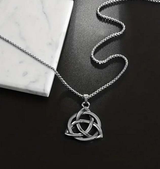 Підвіска-амулет у скандинавському стилі «Кельтський вузол Трикветр», Скандинавський кельтський амуле Київ - фото 3