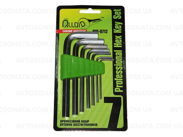 Набір шестигранників 7 пр. Alloid НШ-0712 (наб.) Вінниця - фото 2