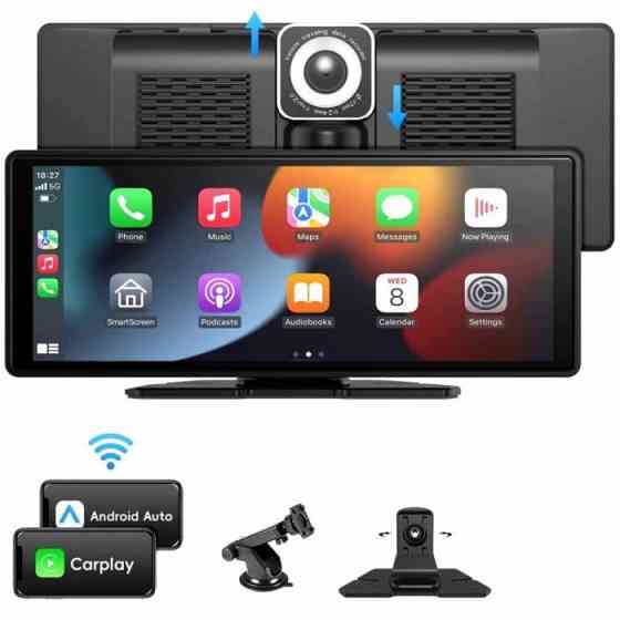 Автомобільний мультимедіа монітор 10.26'' T26D (1 камера) Auto CarPlay Bluetooth FM Вінниця