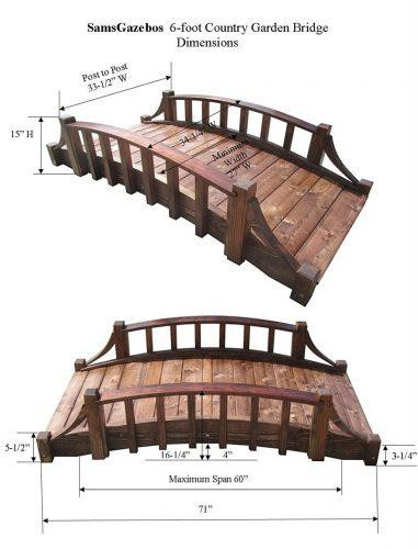 Мостик садовый 