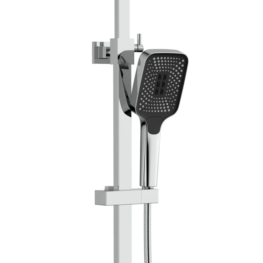 Душова система універсальна Qtap Sloup термостатична на два споживачі QTSL57103KNC Chrome Київ - фото 8