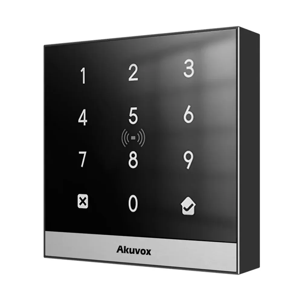Термінал контролю доступу Akuvox A02 з клавіатурою та зчитувачем EM-Marine / Mifare / NFC (61-00103) Киев - изображение 1