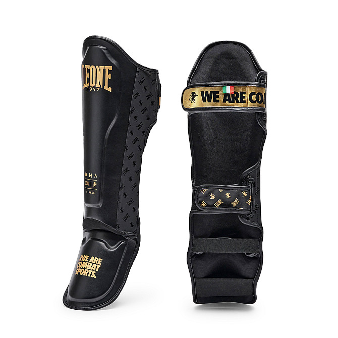 Захист гомілки Leone DNA Rex Leather Black S Кам'янське - фото 1