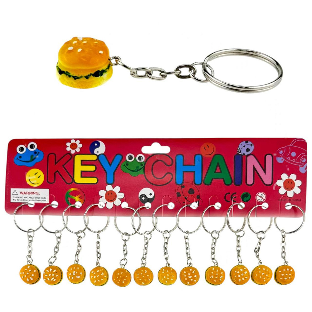 Брелок для ключей Бургер 12 шт Киев - изображение 1