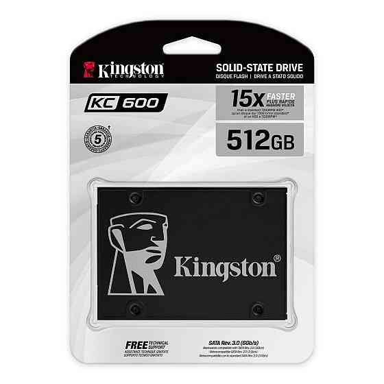SSD диск накопитель Kingston KC600 512GB 2.5