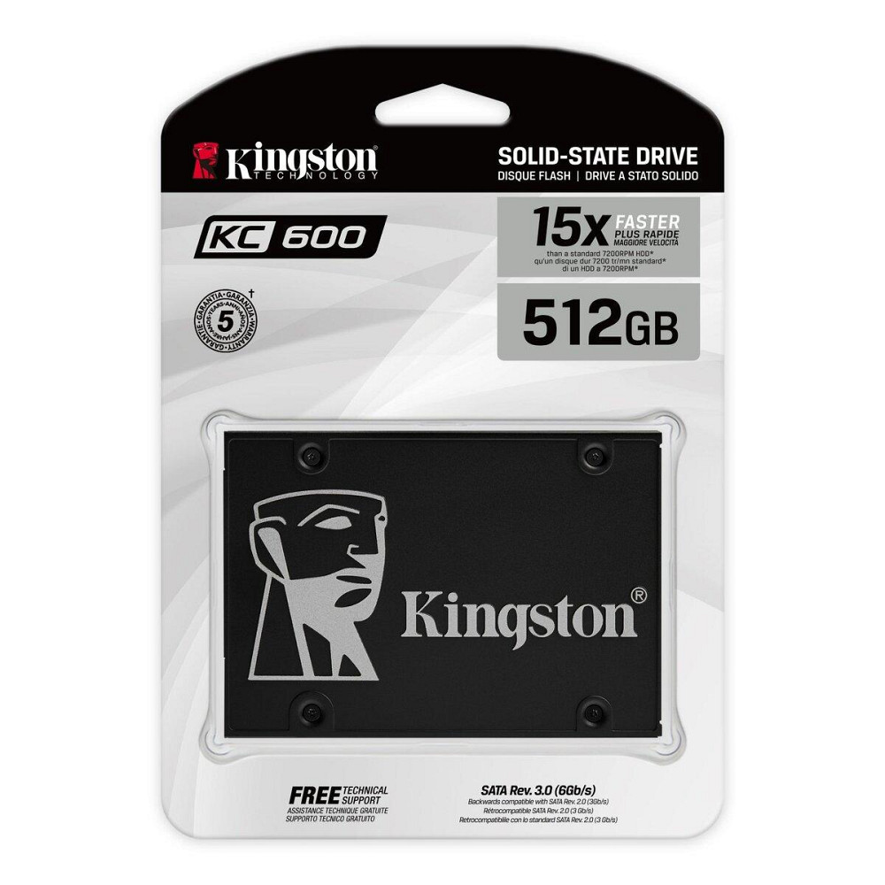SSD диск накопитель Kingston KC600 512GB 2.5