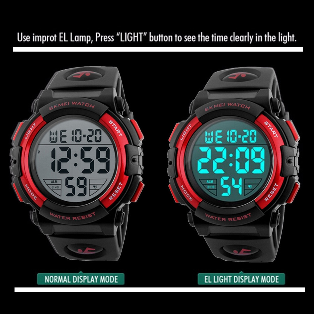 Мужские спортивные наручные часы Skmei 1258 Красный Киев - изображение 9