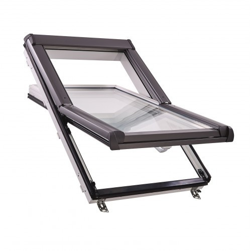 Мансардне вікно ПВХ ROTO Designo R4 WD R45 K  74*118 Київ - фото 1