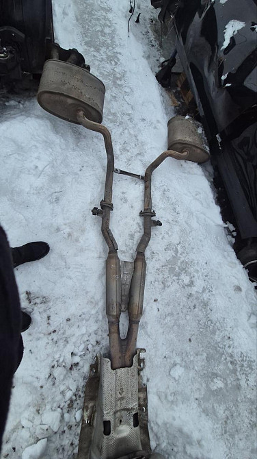 Выхлоп в сборе Киа стенгер 3.3 бен Киев - изображение 1