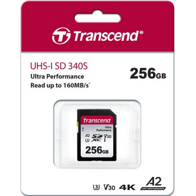 Карта памяти Transcend 256GB SD class 10 UHS-I U3 4K (TS256GSDC340S) Винница - изображение 5