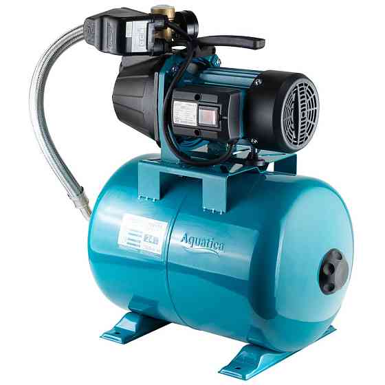 Станція 0.8кВт Hmax 38м Qmax 58л/хв (самовсмоктувальний насос) 24л AquaticaLEO EKJ-802IA5/UA (775346/24) Рівне