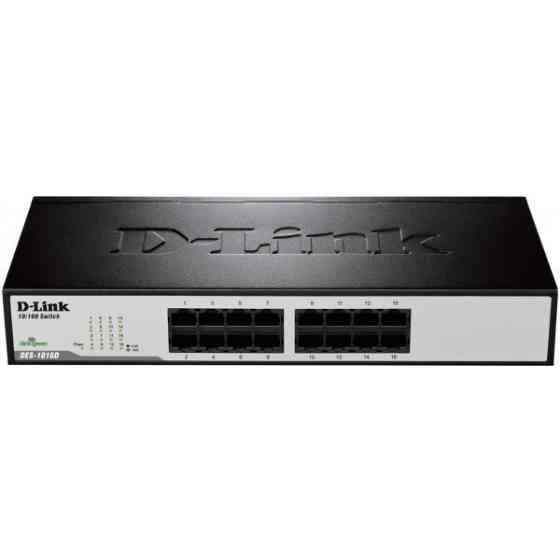 Комутатор D-Link DES-1016D 16xFE, Некерований (DES-1016D/E) Київ