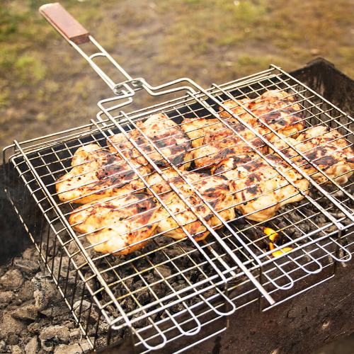 Решітка-гриль глибока 3 секції, знімна ручка 24*30см Maestro Житомир - фото 3