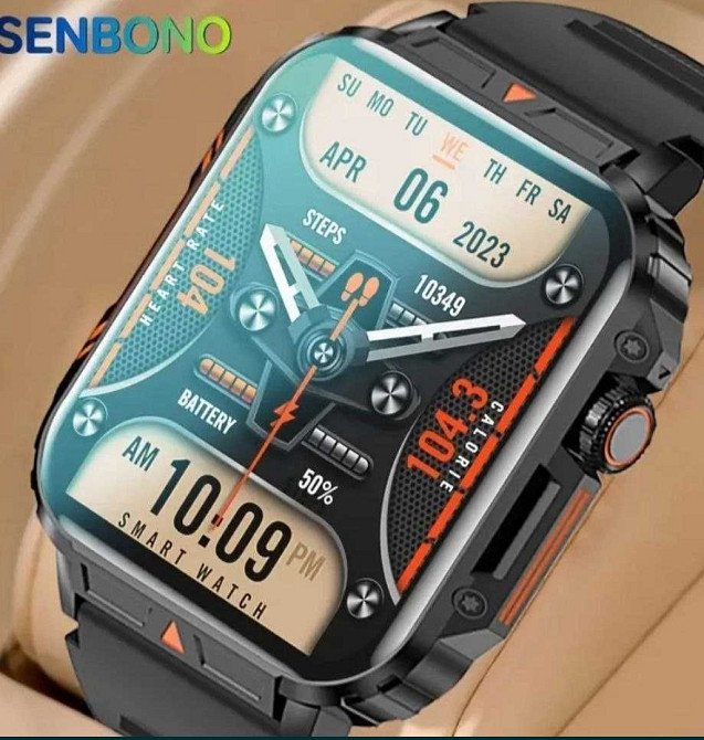 Нові спортивні годинники.
SENBONO Smartwacth Київ - фото 1