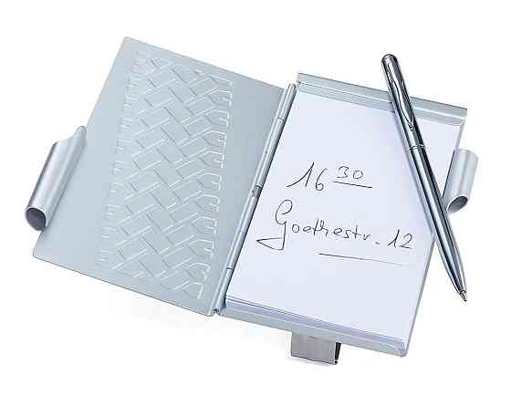 Карманный блокнот с ручкой Troika Tire Track Visor Ровно