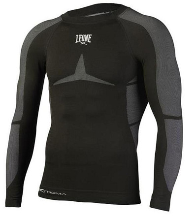 Рашгард із довгим рукавом Leone Seamles Black L/XL Кам'янське - фото 1